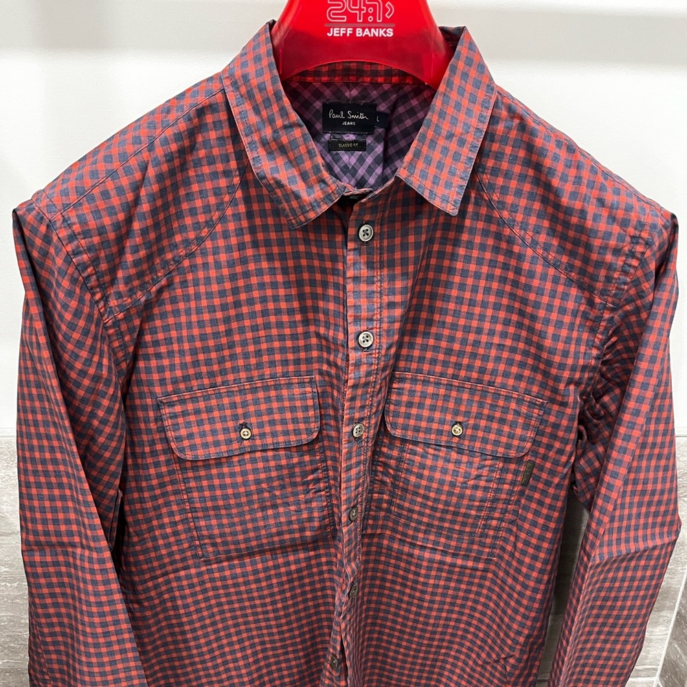 Paul Smith London Mens Designer Shirt - Large